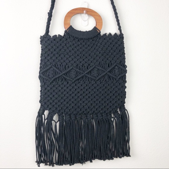 DANIELLE NICOLE Boho Macrame Crossbody Bag - Picture 4 of 8